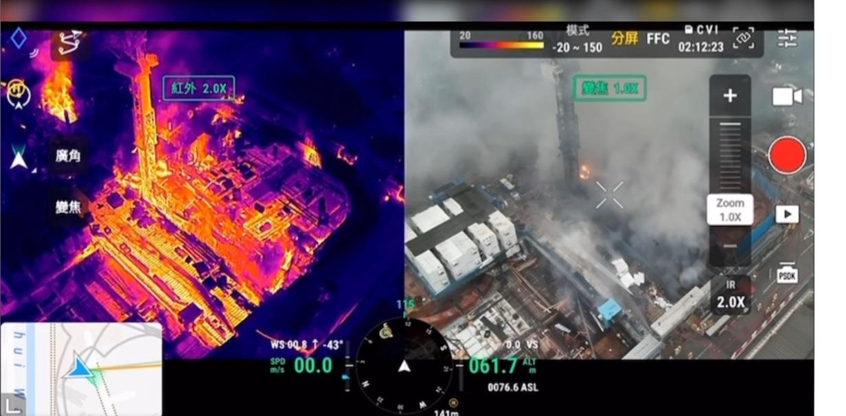 洪水橋地盤三級火｜消防指現場天秤有倒塌危險　房協：地庫起火　正興建962個資助出售房屋單位 (有片)