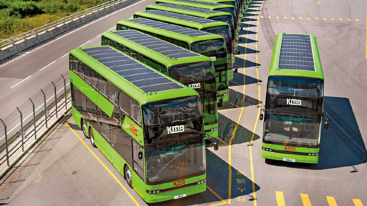 傑出可持續企業大獎─上市公司(公共運輸)  載通國際控股有限公司 擴展綠色車隊增設太陽能系統 劍指5年內提升環保績效