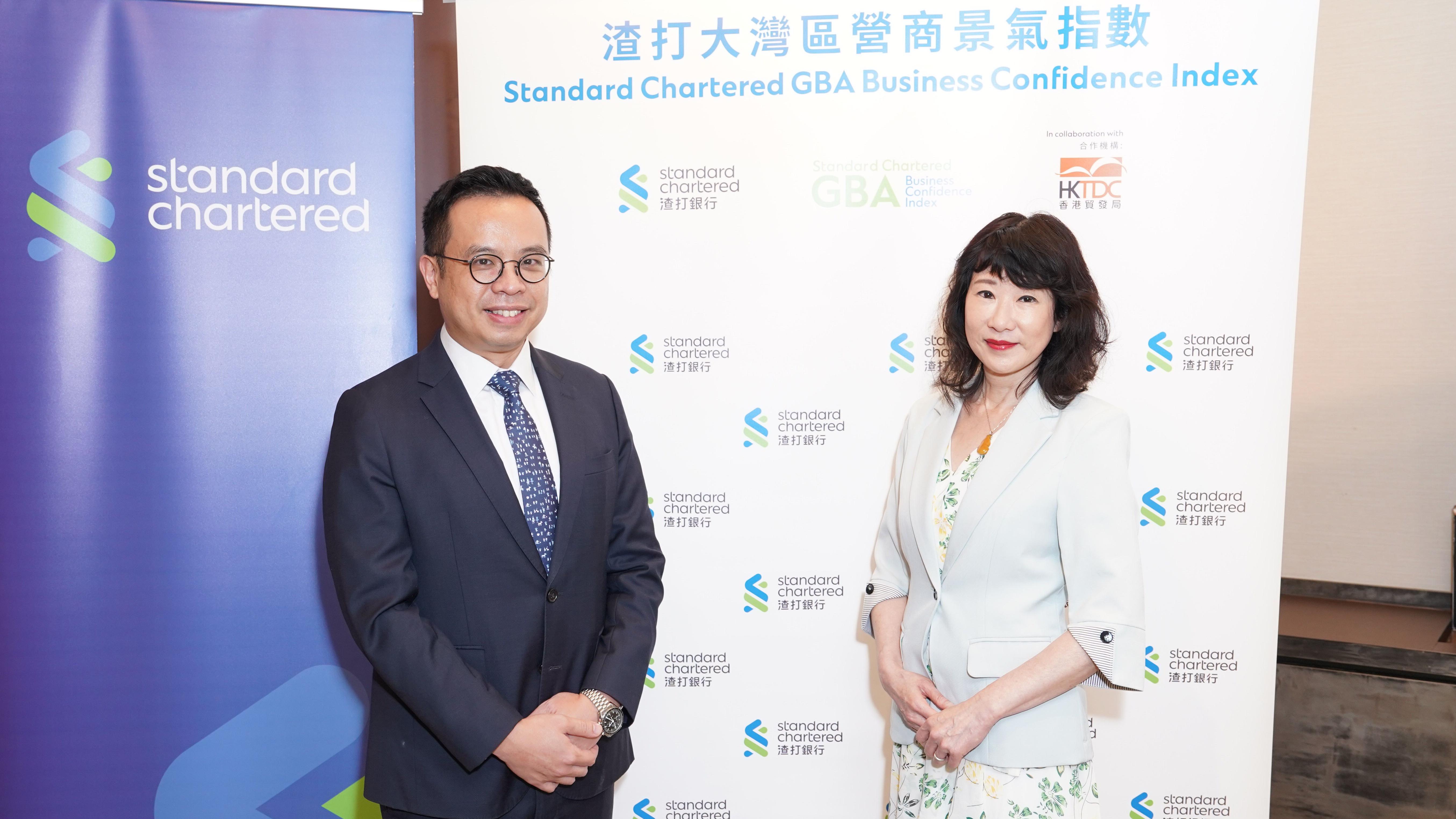 渣打大灣區營商景氣指數見11個季度最高  香港營商現狀跌幅最大