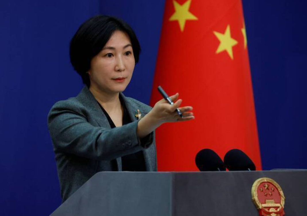  外交部發言人毛寧（路透社資料圖片）