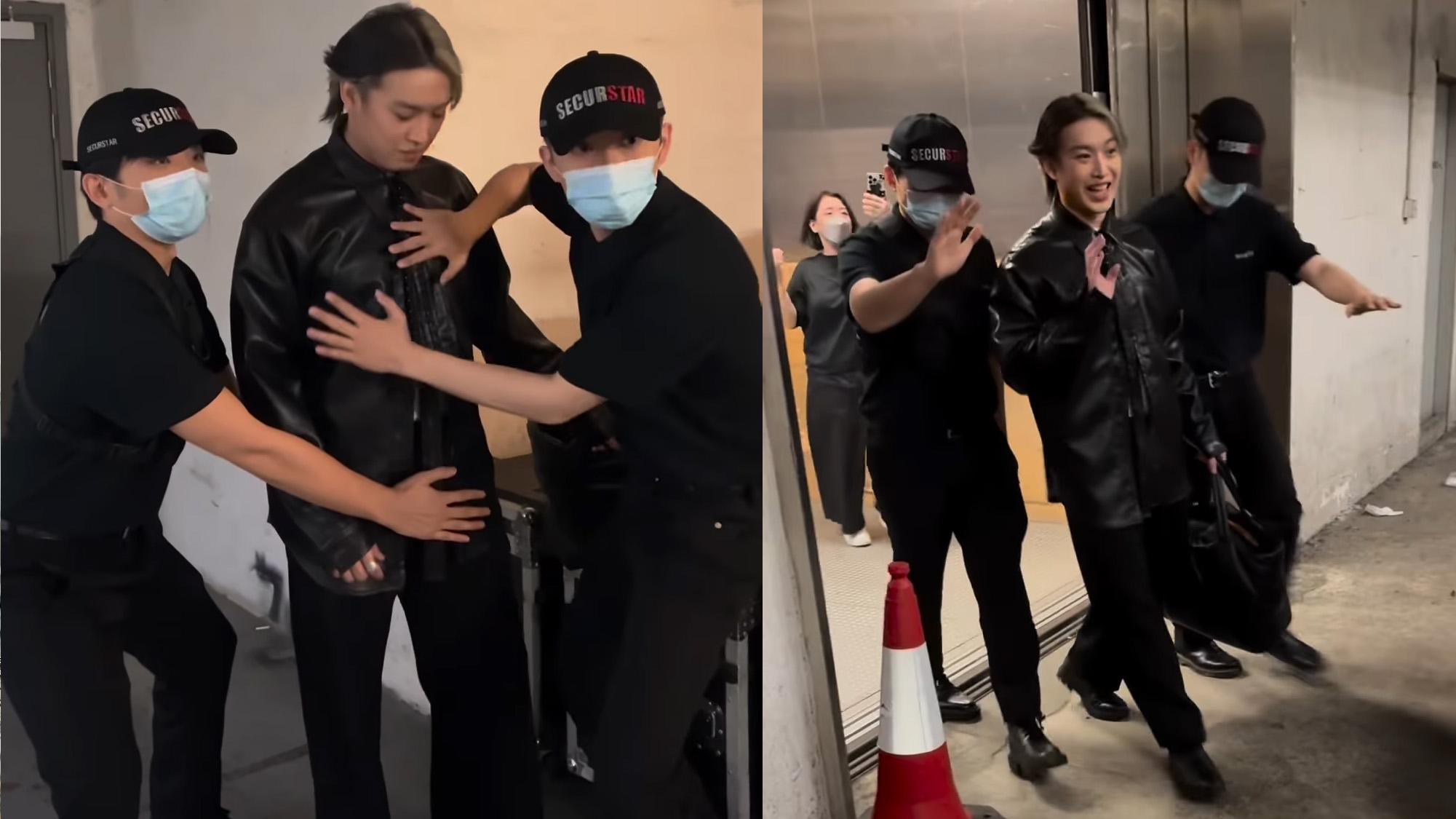 12怪盜｜Jer柳應廷請人開路去謝票 呂爵安何啟華扮保安無人認到