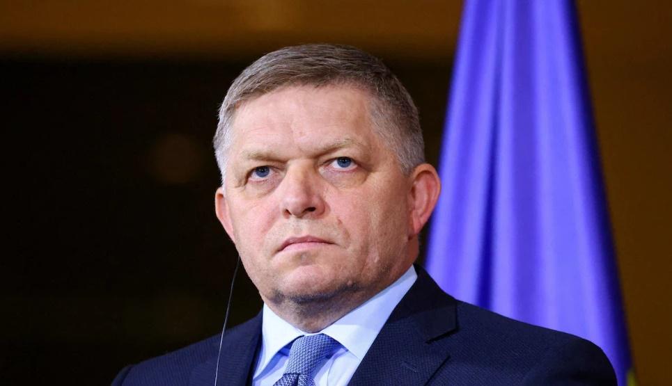 斯洛伐克總理中槍留院逾兩周後出院。(資料圖片)