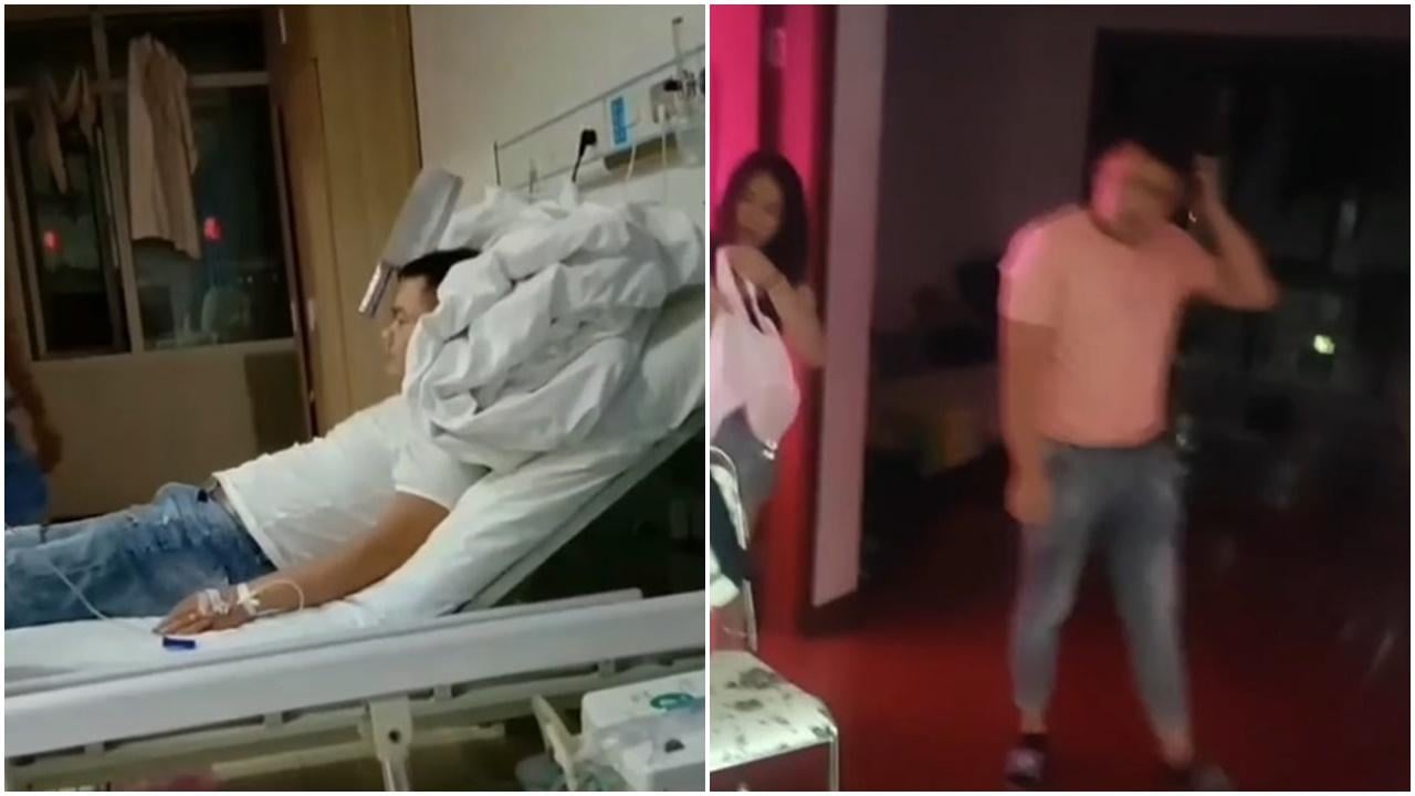 偷食人妻被捉姦，內地漢真人演繹「色字頭上一把刀」。(微博)