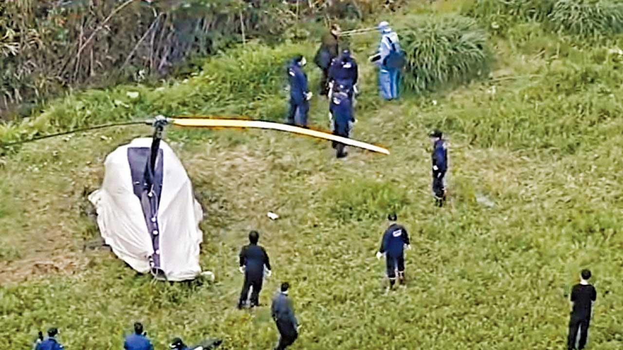 熊本阿蘇火山觀光直升機 引擎故障緊急降落港男女乘客重傷