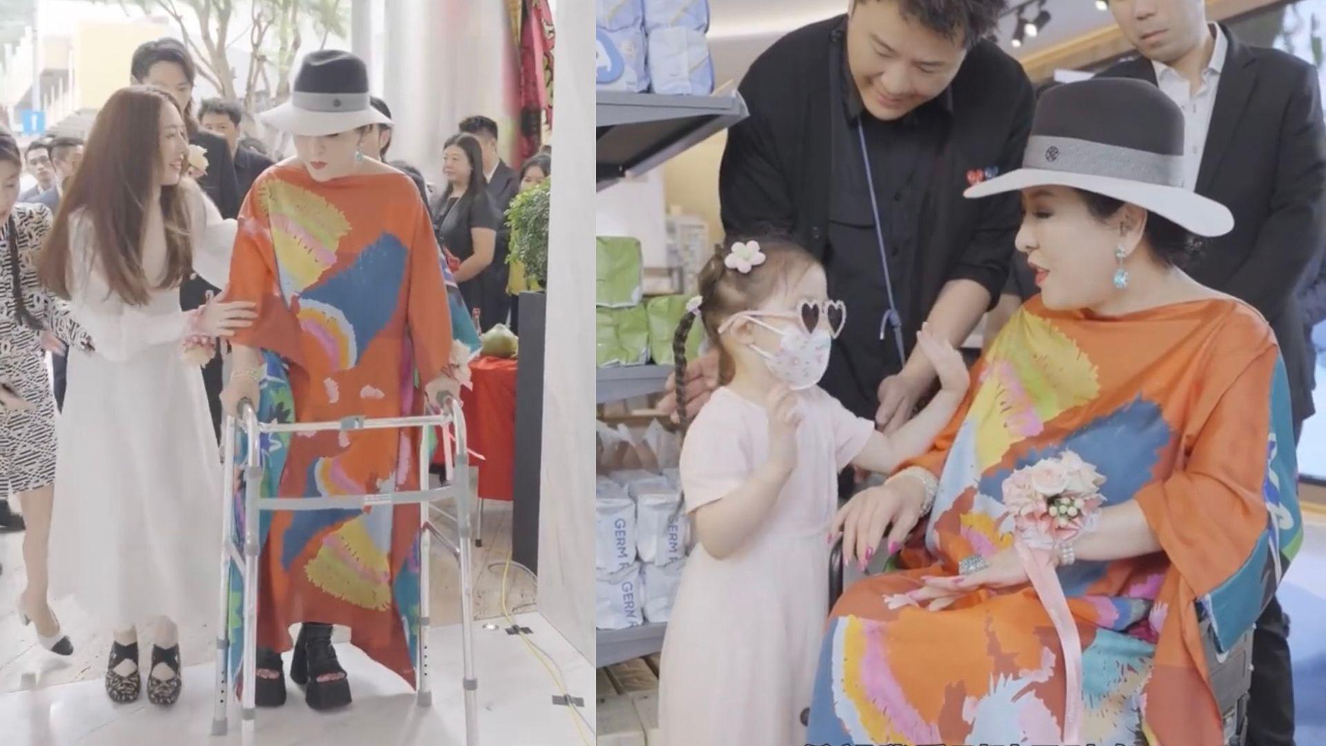 向太陳嵐大腿骨斷裂 媳婦郭碧婷第一時間帶仔女探望獲奶奶激讚