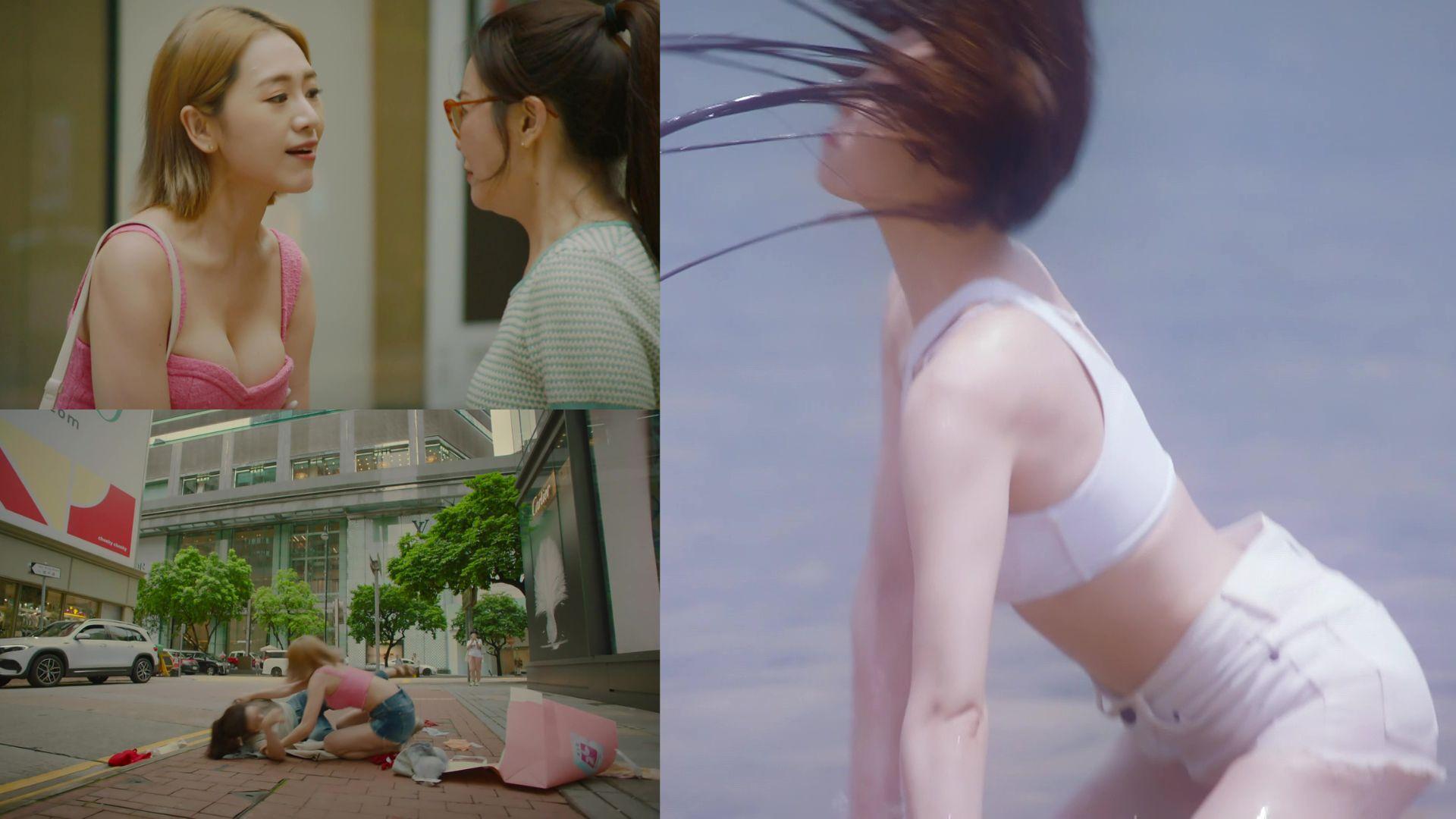 神耆小子｜尹詩沛鬥E奶朱斐斐街頭MMA打到飛Bra 鄧伊婷化身天王嫂性感濕身