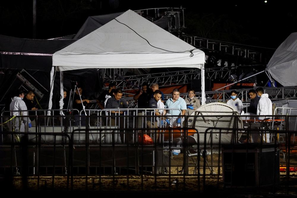 墨西哥總統選舉活動發生意外。(路透社)