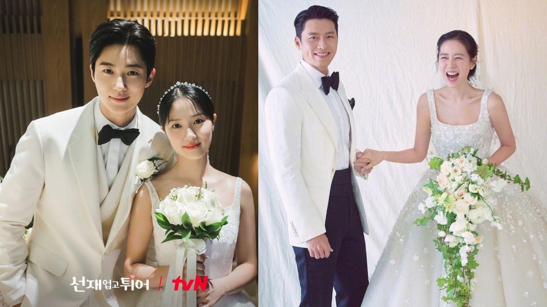 背著善宰跑｜甜蜜結局創收視新高 結婚畫面copy玄彬孫藝珍？