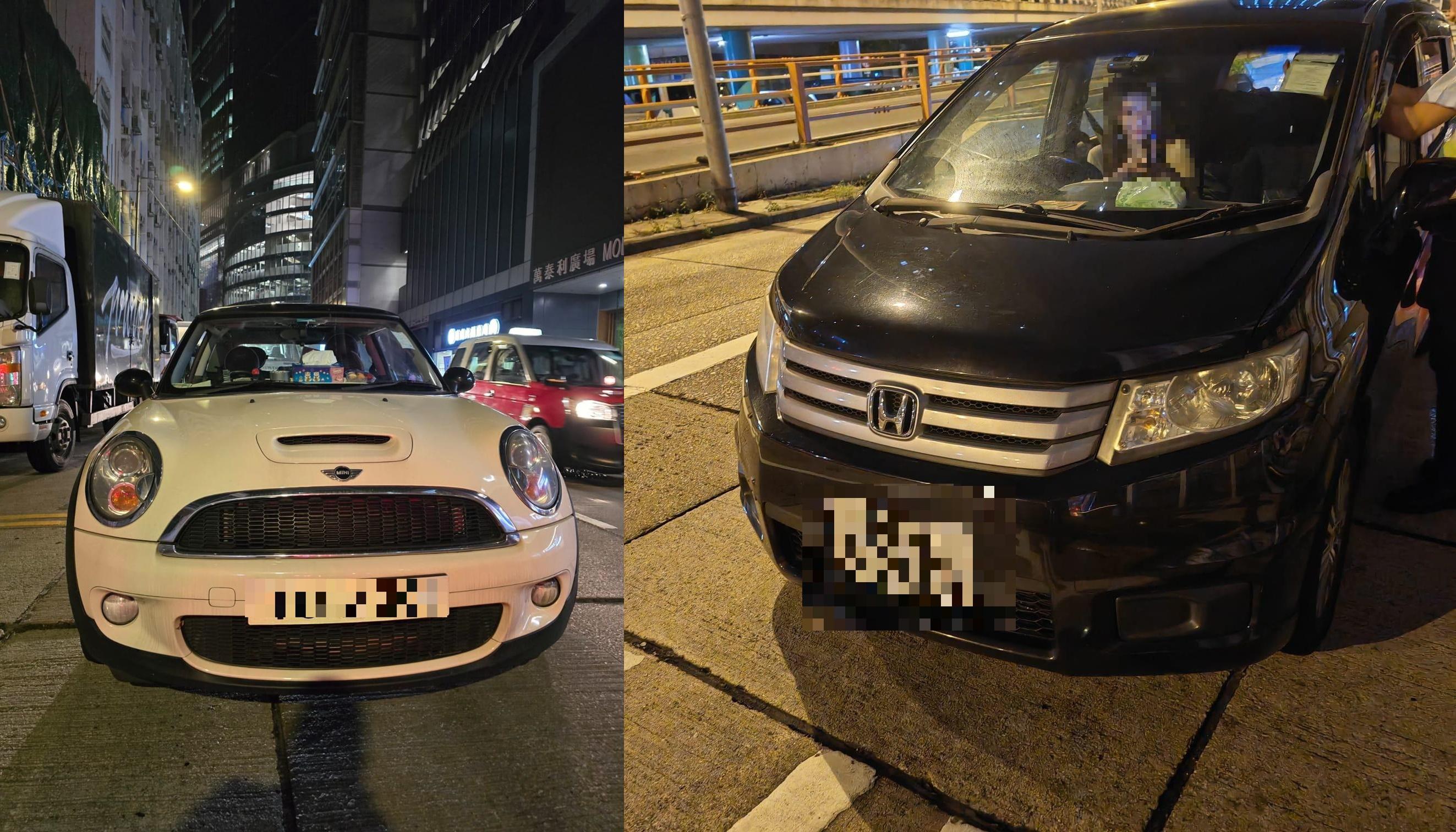 警方在行動中拘捕5名司機。