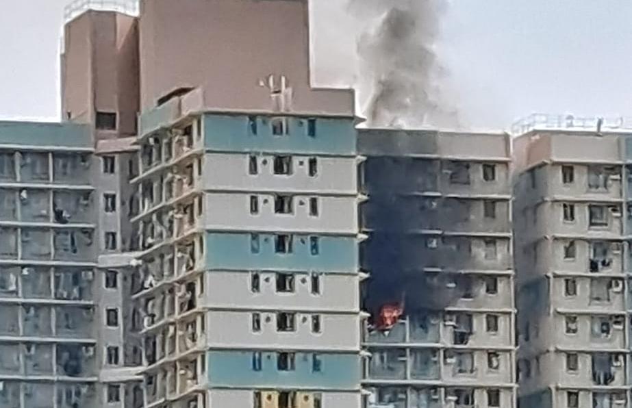 天水圍天恩邨單位陷火海約30人疏散　1人不適送院