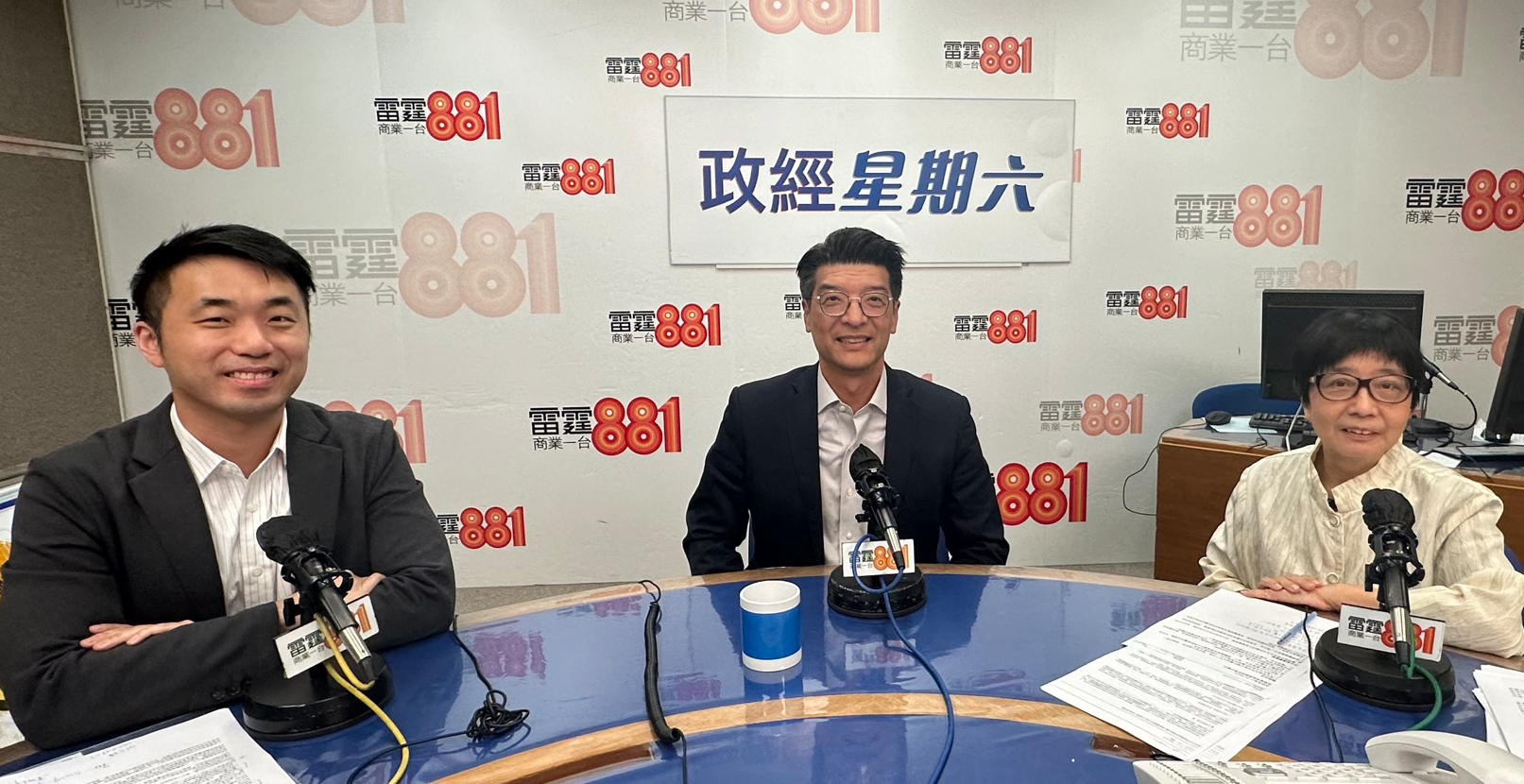  彭飛舟在一個電台節目表示，參加的女士較男士多，可能由於男士對健康資訊興趣不大。(商台圖片)