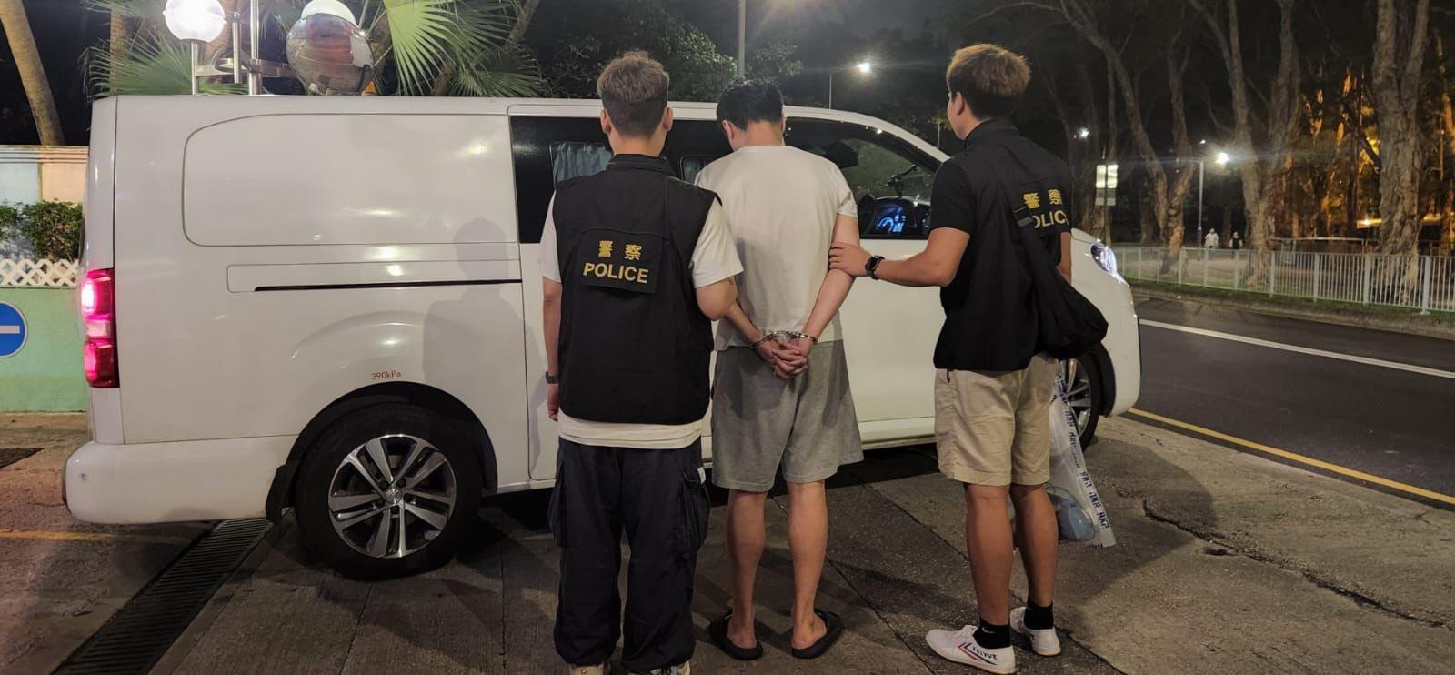 警大圍搗毒品儲存倉檢值25萬元大麻花　40歲男子涉販毒被捕