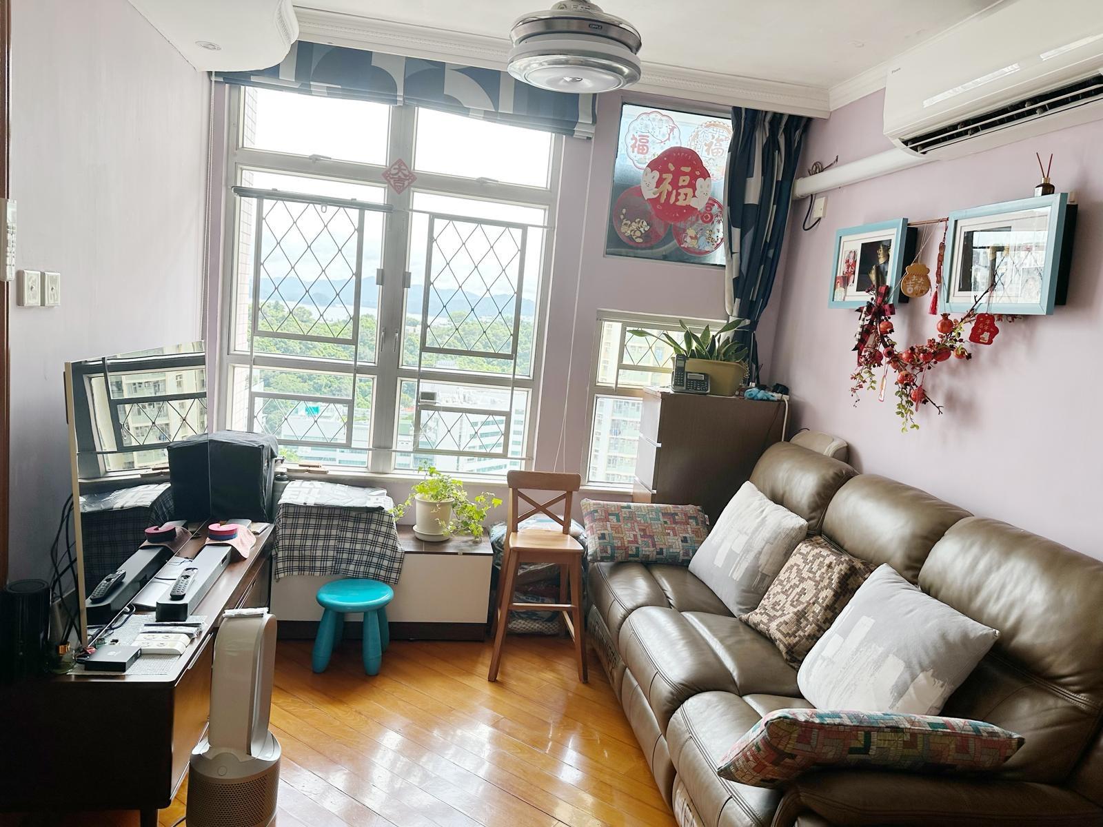 將軍澳和明苑只有少量極高層單位享有銀線灣海景，屬屋苑優質戶。(代理提供)