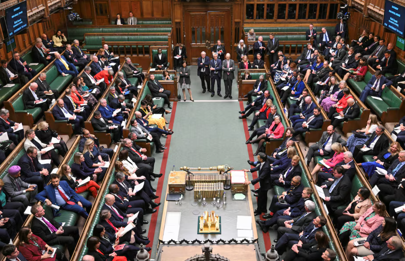 英國為配合7月4日舉行的大選，議會在周四(5月30日)正式解散，下議院所有席位自動空缺（路透社資料圖片）