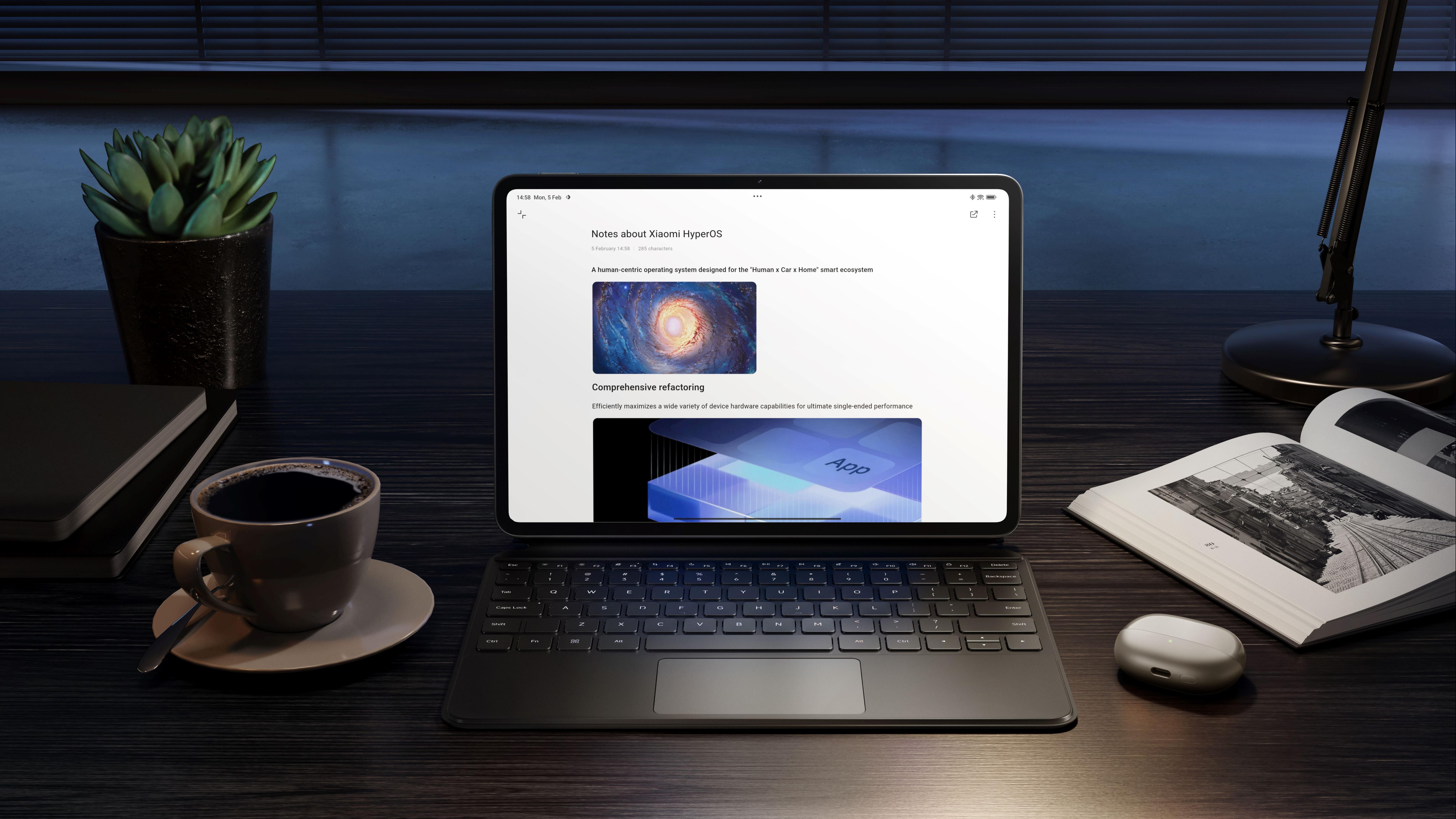 小米全新旗艦級平板Xiaomi Pad 6S Pro　12.4吋3K靚芒大電兼增AI功能