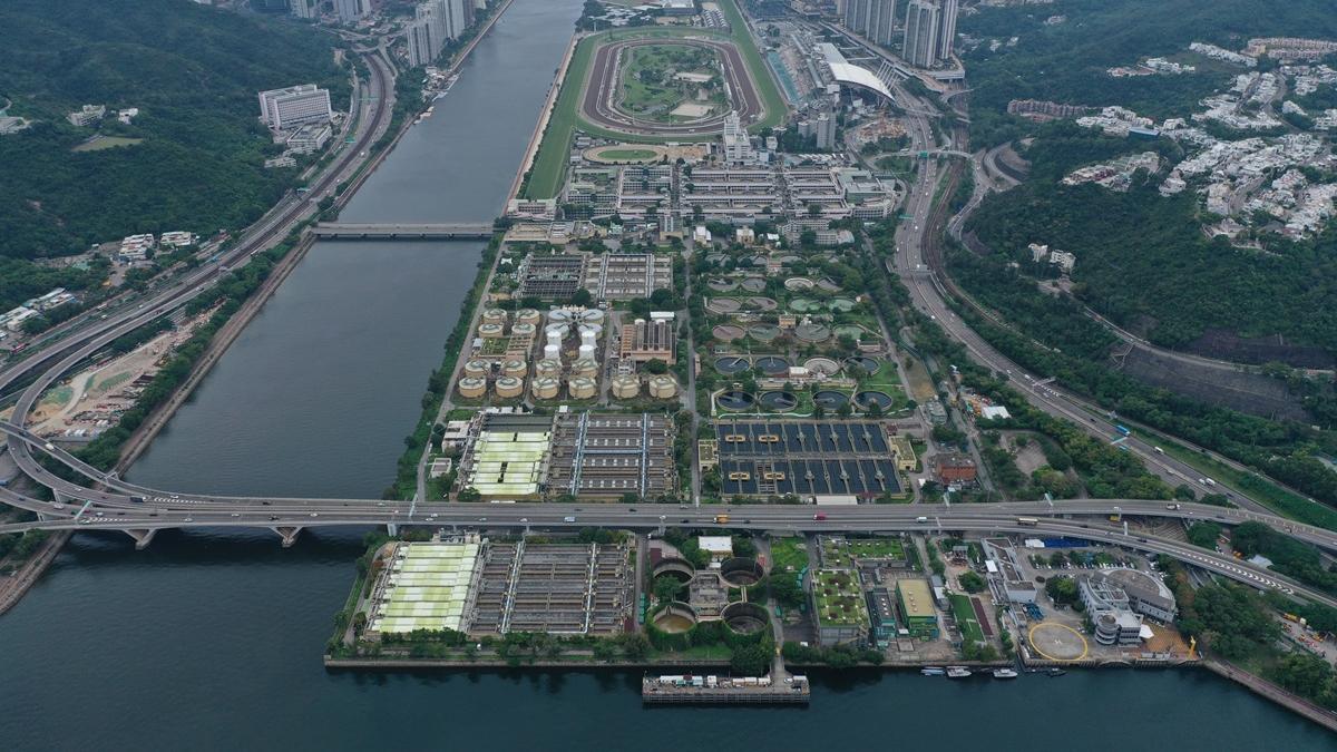 沙田污水處理廠有系統故障，臭味飄散至沙田多區。(資料圖片)