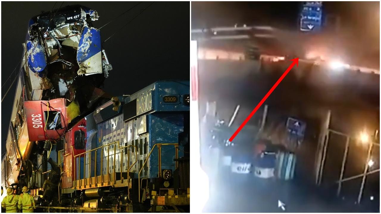 智利列車相撞2死9傷，傷者包括4名中國公民，事發片段曝光。