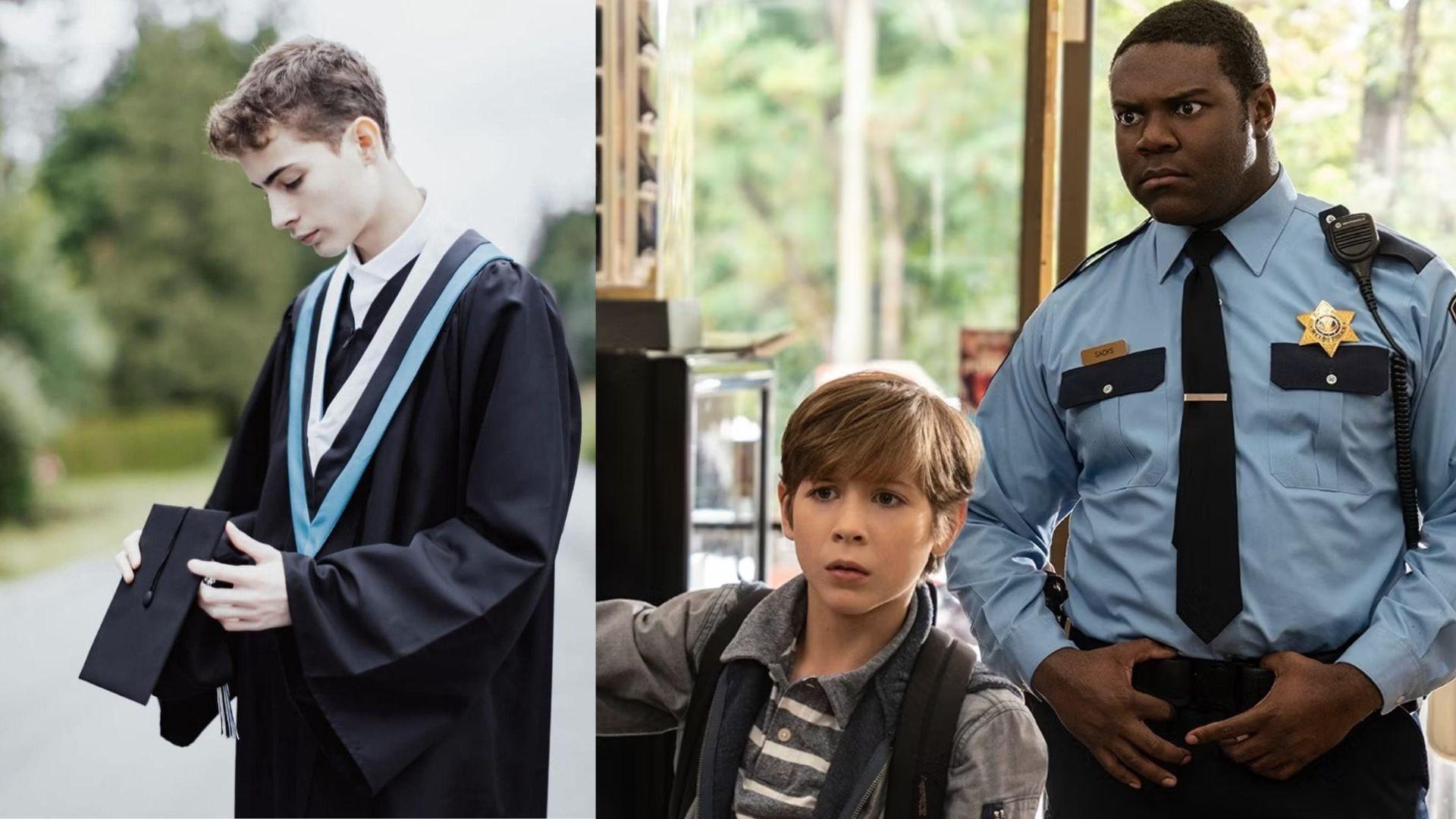 昔日童星雅各川伯尼已經17歲 戴四方帽參加畢業禮