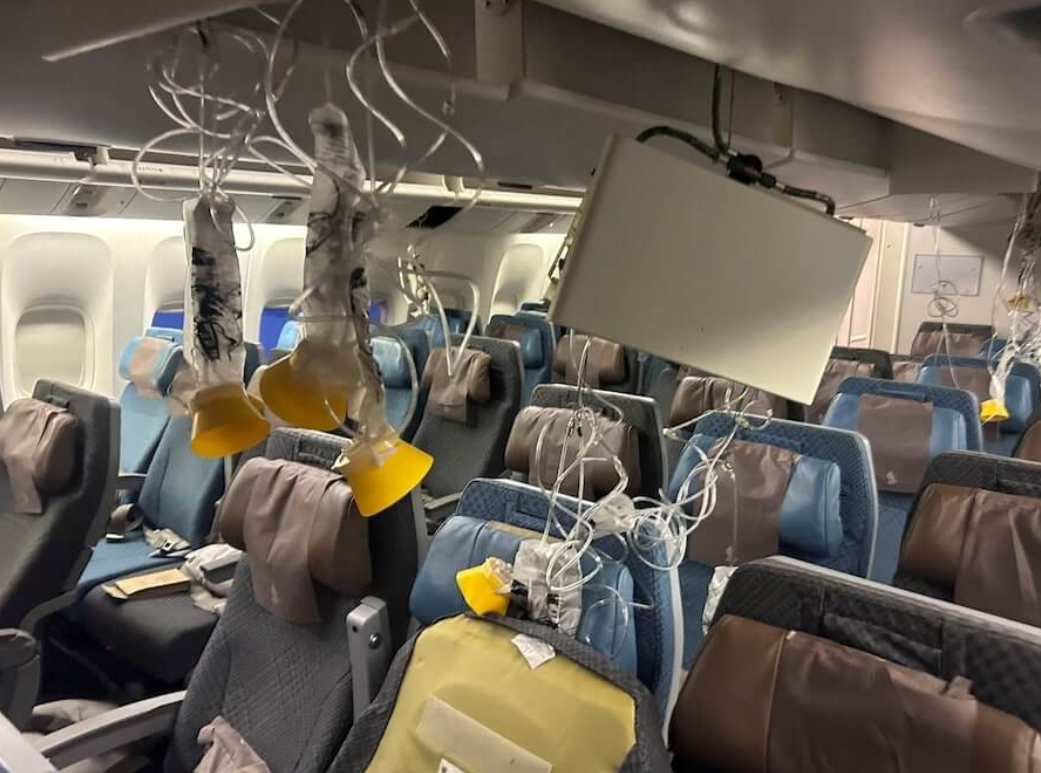 新加坡航空公司一架客機5月遇到強烈氣流，導致1人喪命，數十人受傷。（路透社資料圖片）