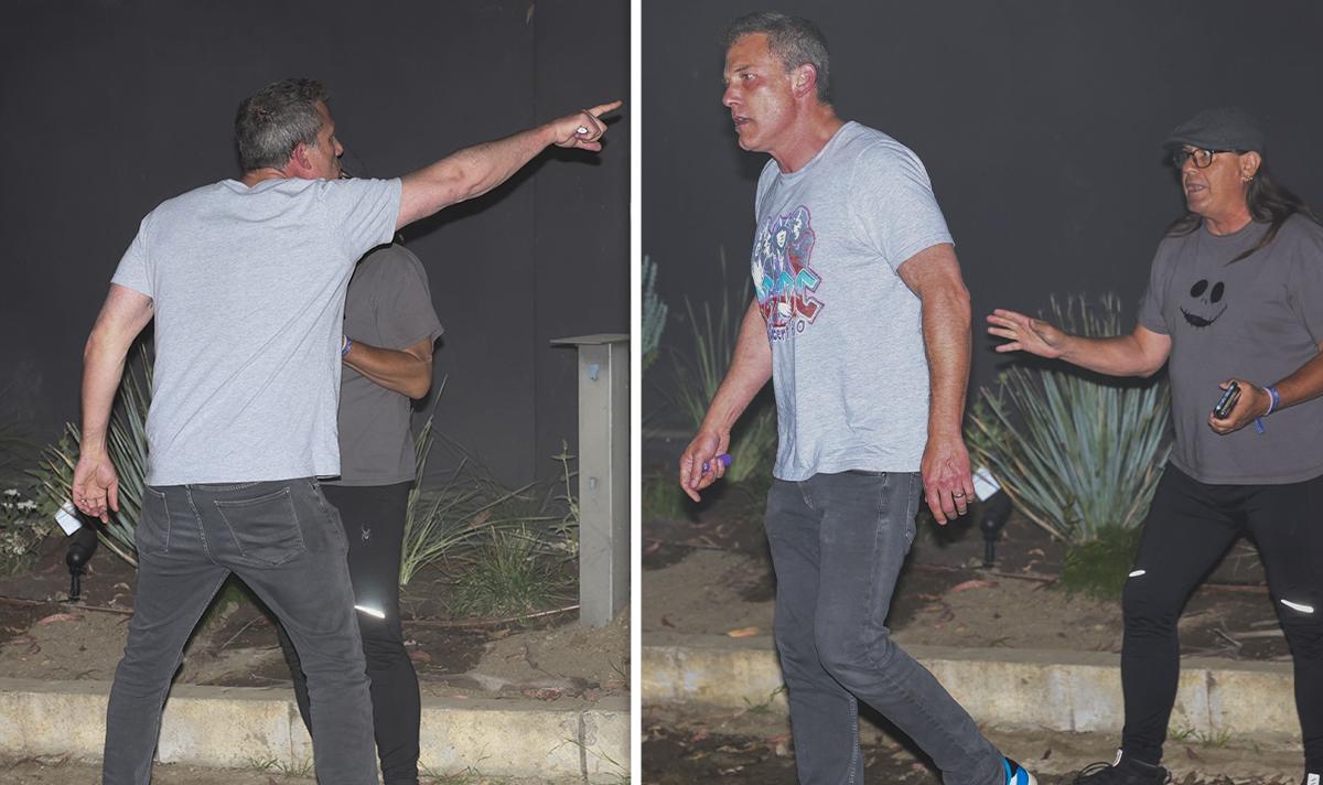 班艾弗力閃光燈閃到嬲 落車狂鬧記者