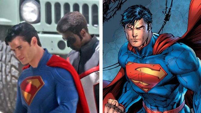 新版《超人》外景照曝光 戰衣變回初代超人