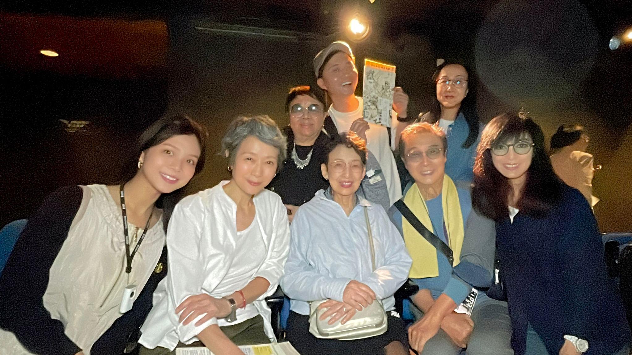 米雪偕劉松仁葉童入場睇《戲曲金庸·笑傲江湖》 