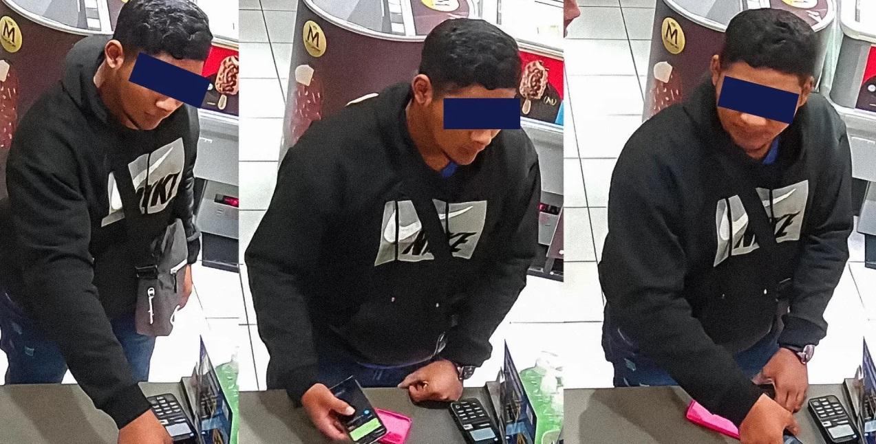 閉路電視拍到布拉格縱火案疑犯身影。(互聯網)