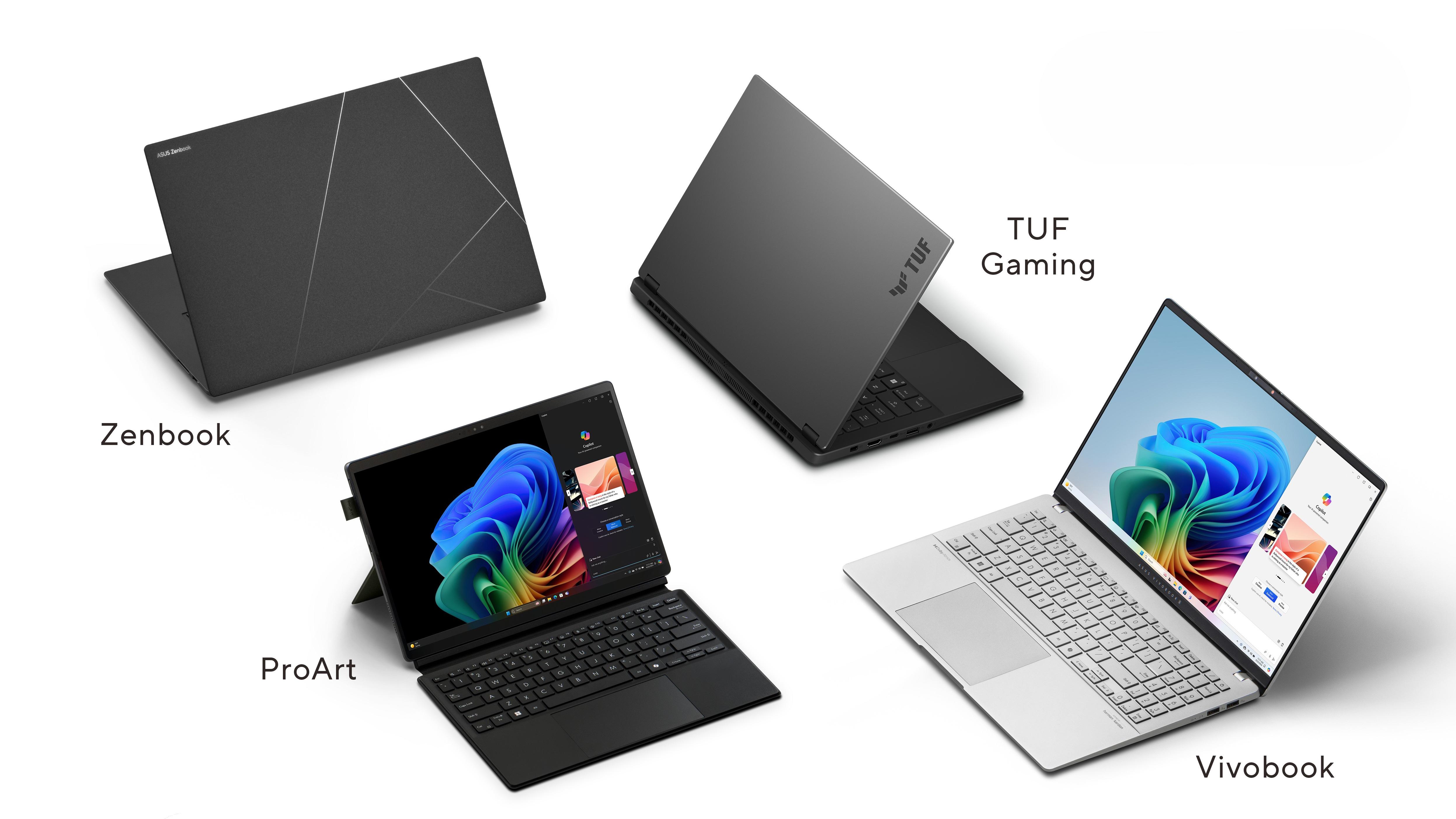 COMPUTEX 2024｜ASUS新推多款AI筆記型電腦　搭載Microsoft Copilot+PC及自家AI App