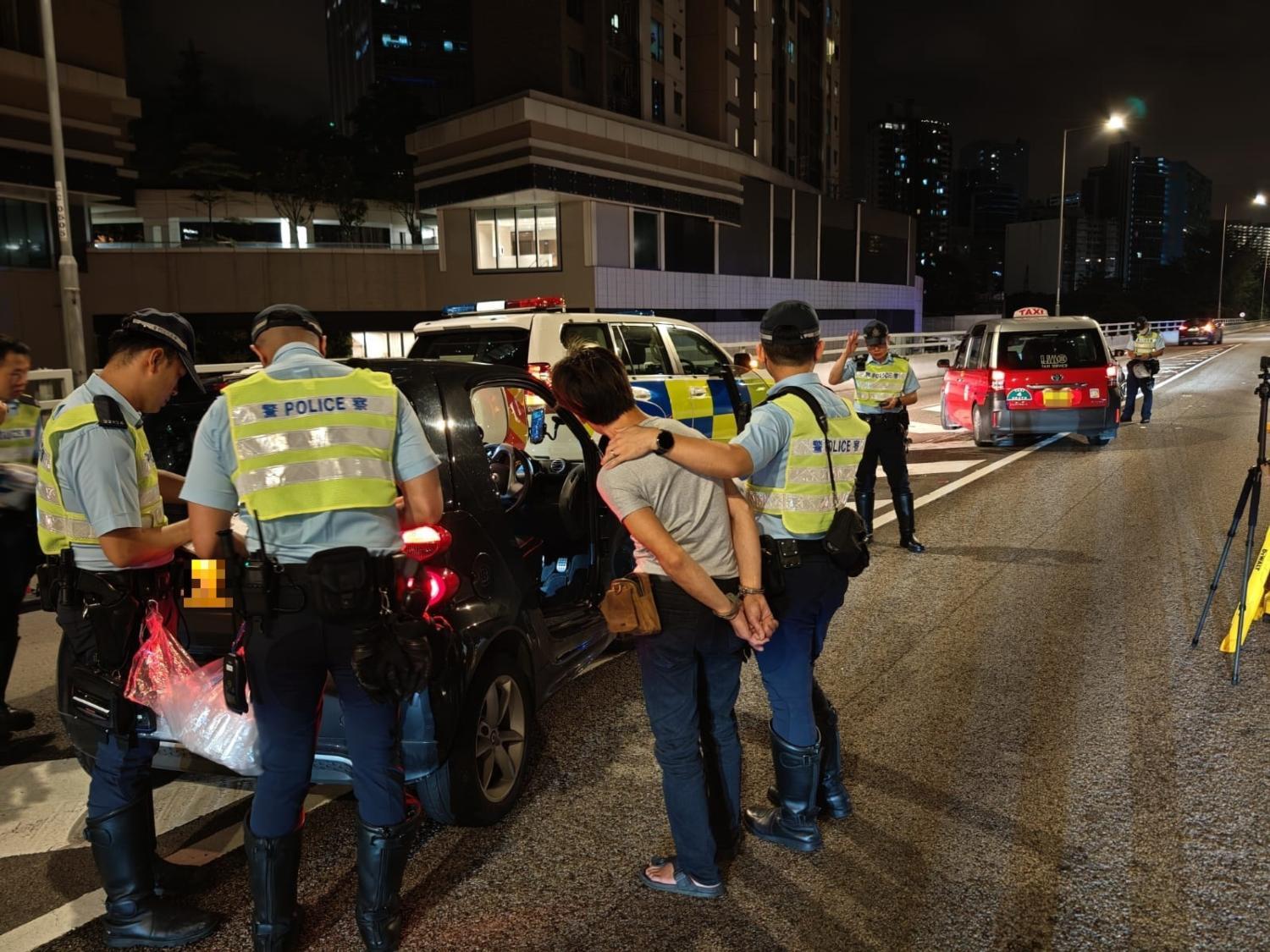 警方端午節假期打擊毒駕酒駕 共拘17人