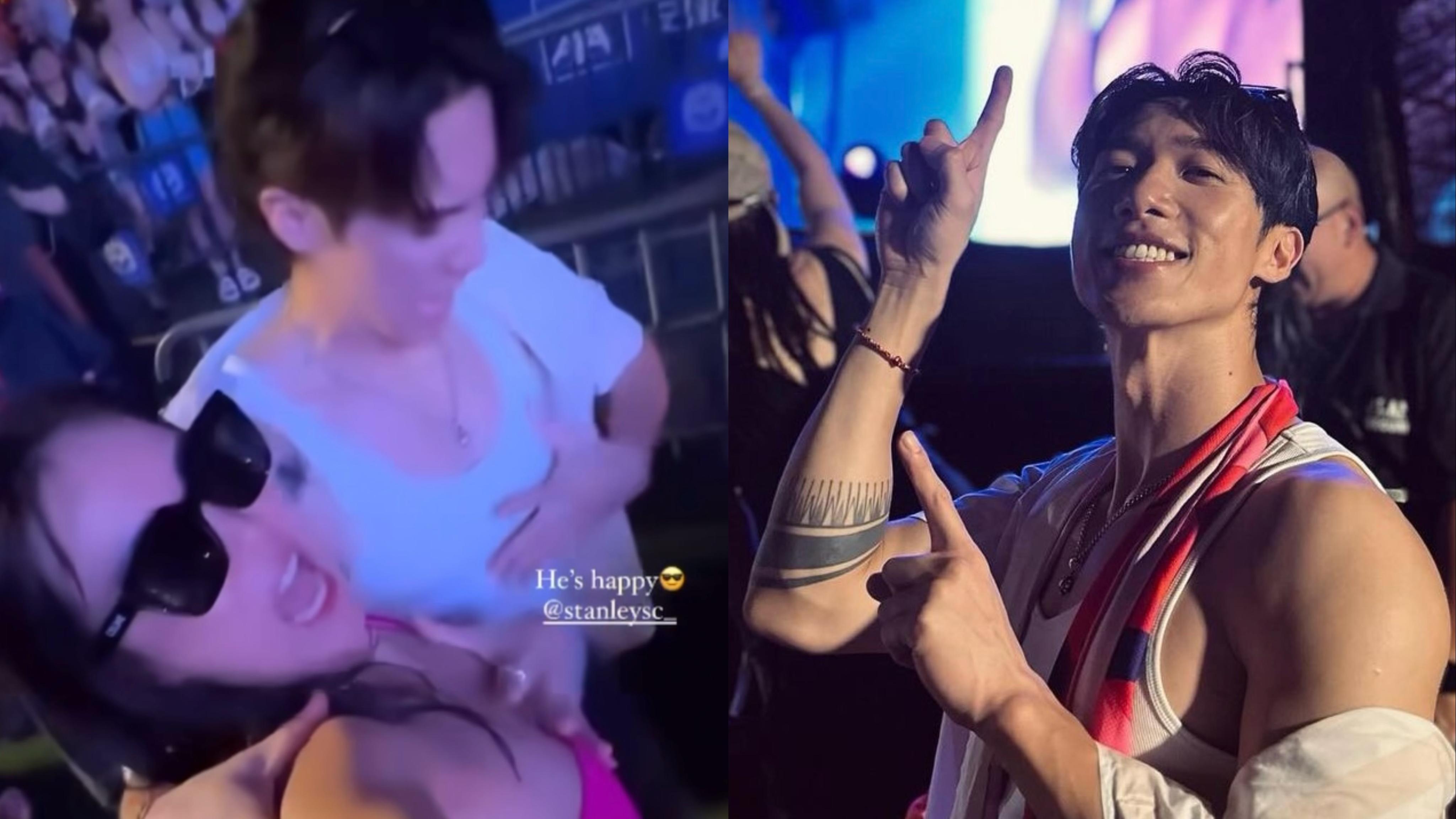 WATERBOMB︱大表波Stanley孖女友朝聖見偶像　姜濤：你可以上去一齊除衫