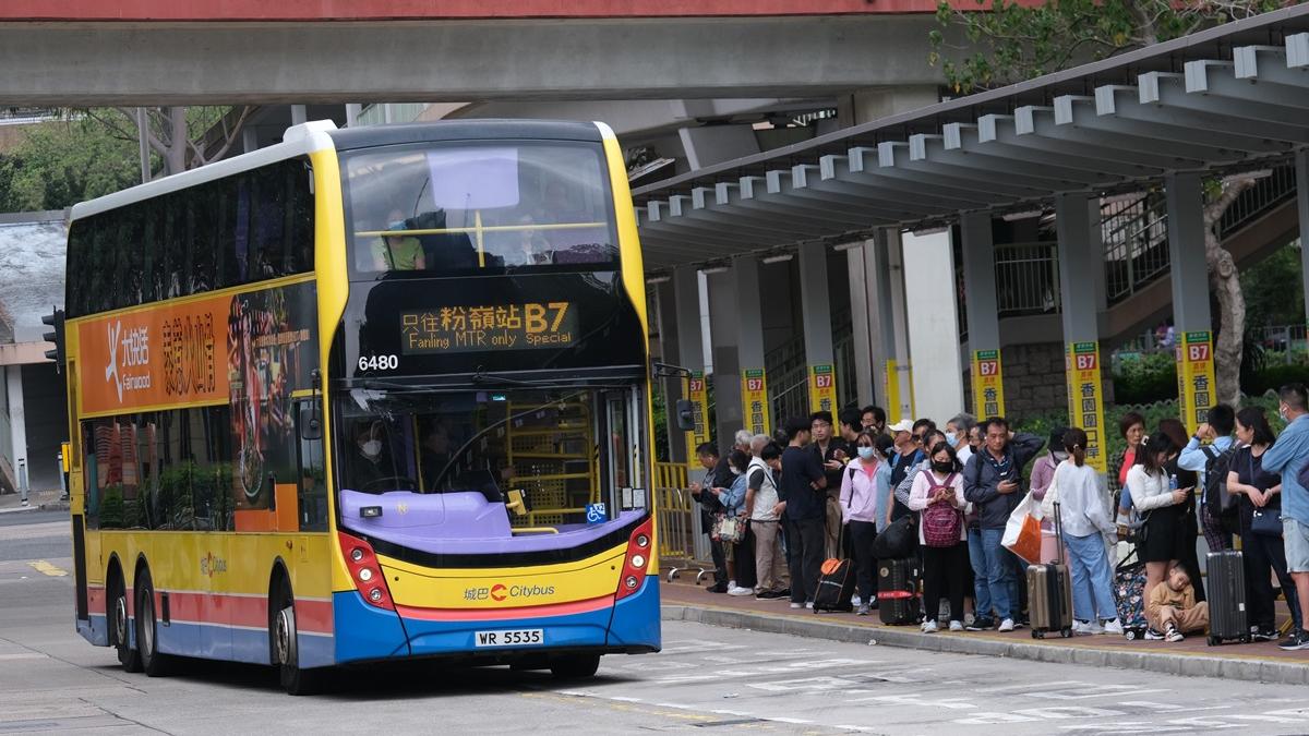 城巴今年首季日均載客量增至接近110萬人次。(資料圖片)