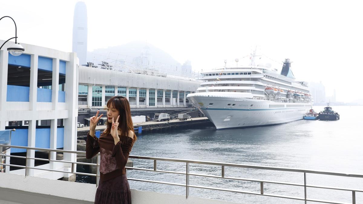 今年首季已有逾70艘郵輪停泊香港。(資料圖片／林俊源攝)