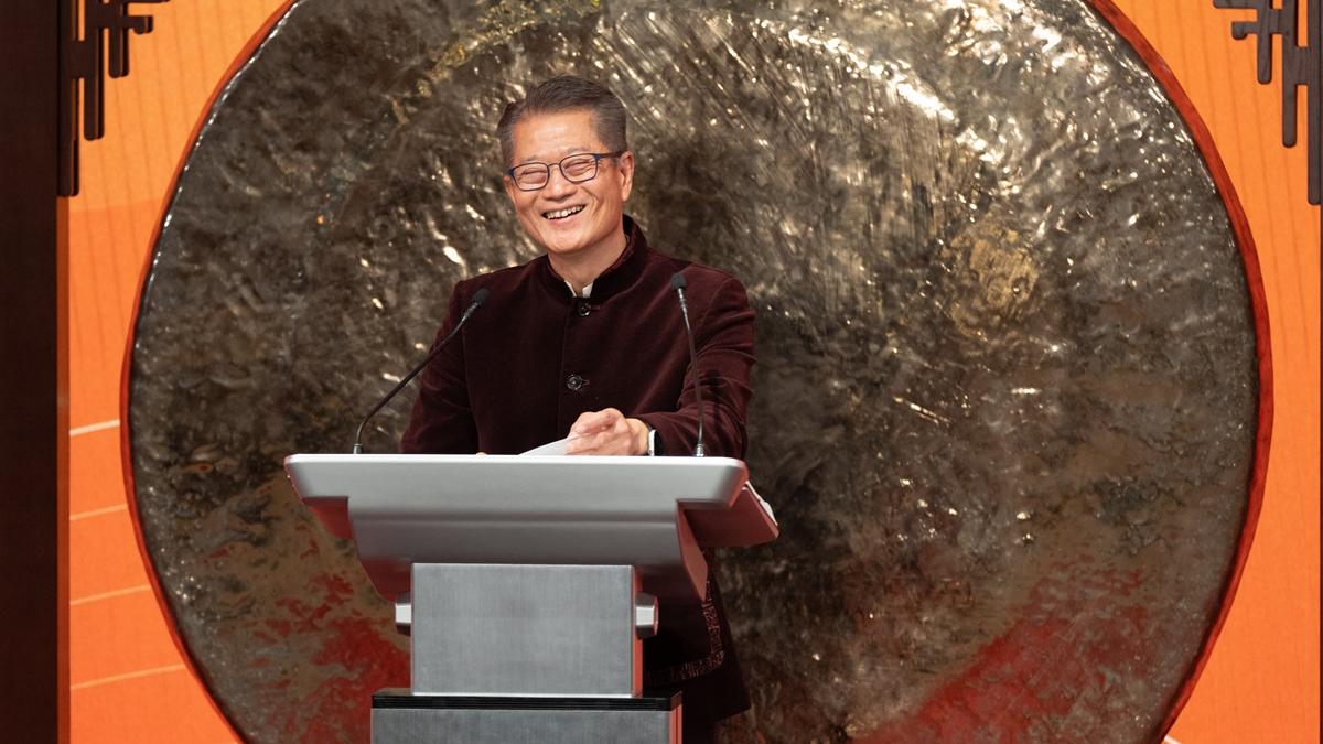 陳茂波表示，港投公司將與百圖生科簽署戰略合作協議。(資料圖片／林靄怡攝)