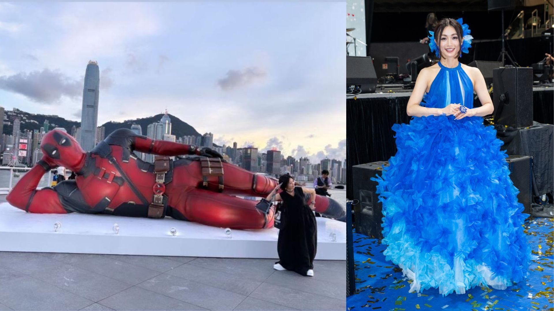 酒井法子演唱會｜完騷受訪分享興奮心情 到尖沙咀睇8米死侍打卡