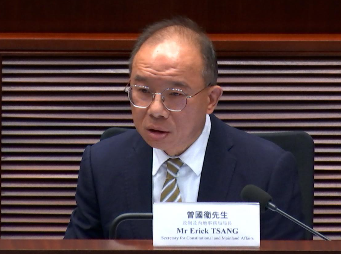 曾國衞說，小組建議在短期工作上應該聚焦，大力推廣75周年國慶活動。