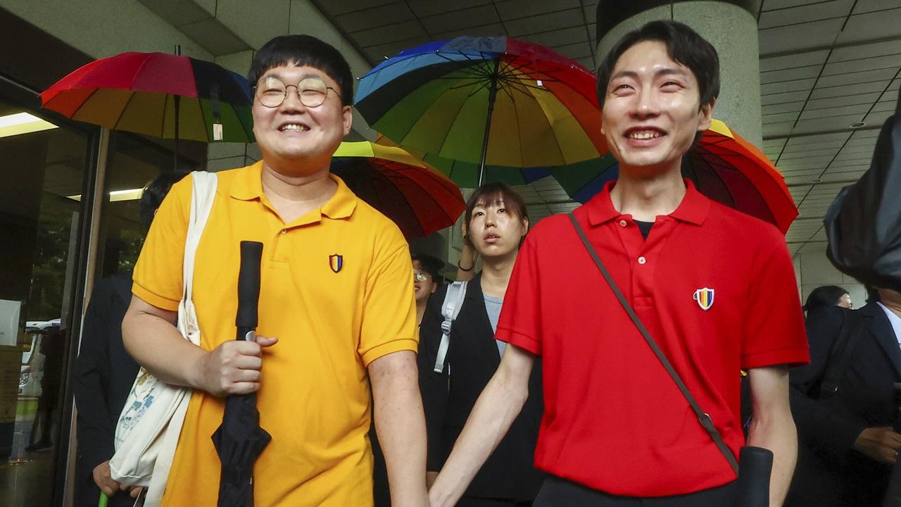 南韓歷史性判決，最高法院承認同性伴侶權利。(AP)