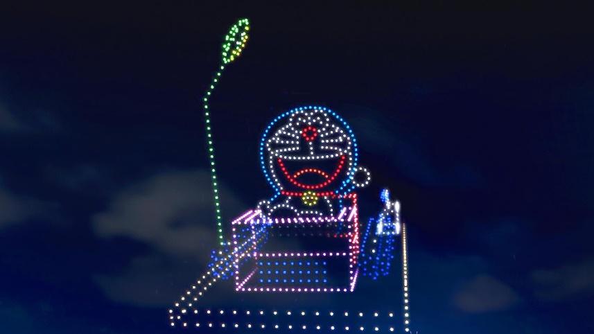 多啦A夢無人機匯演暫估計今晚如期上演，籲市民留意尖沙咀封路安排。