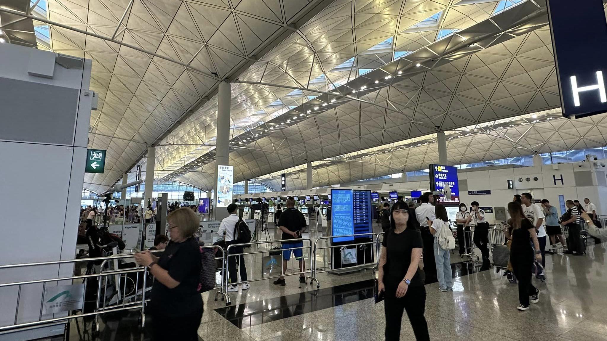 香港國際機場。(資料圖片)