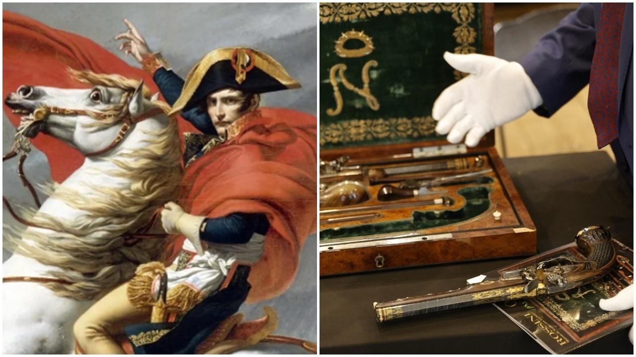 拿破崙曾想用它自戕，古董手槍以1428萬元成交。