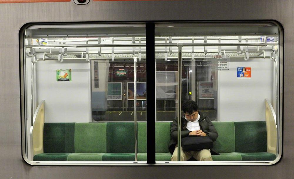 日漢搭列車猝死，遺體坐近12小時經過650公里始被發現。(非涉事列車。資料圖片)