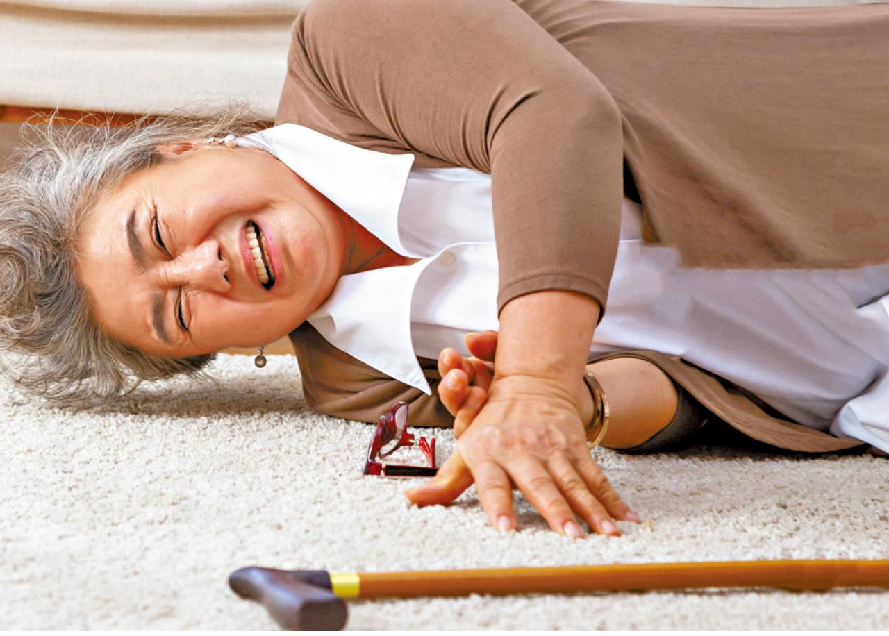 長者跌倒可致嚴重後遺症