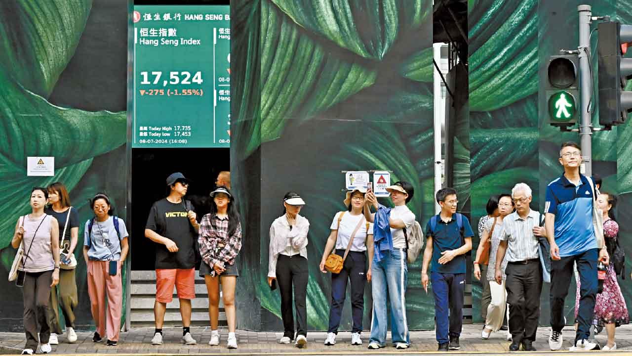 逾兩月低｜港股乾跌 險守牛熊線