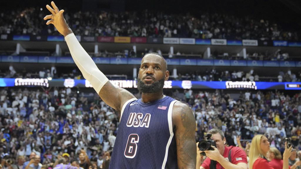 勒邦占士將帶領美國再戰奧運。(美聯社)