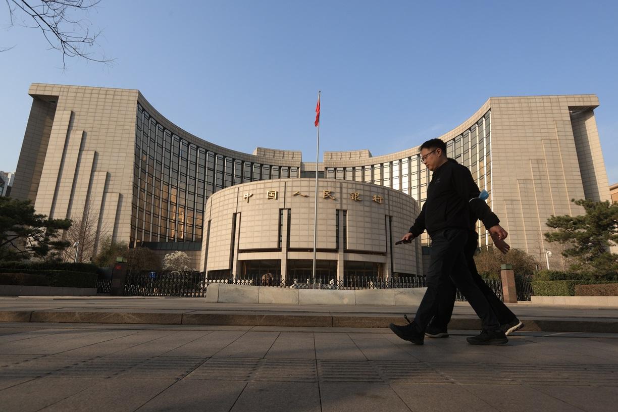 人民銀行在三中全會後，馬上出招支持經濟。(資料圖片)