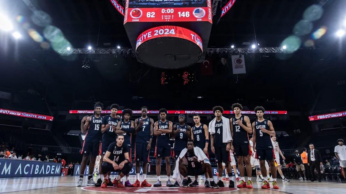 美國U17男籃代表創出單場最高的分。