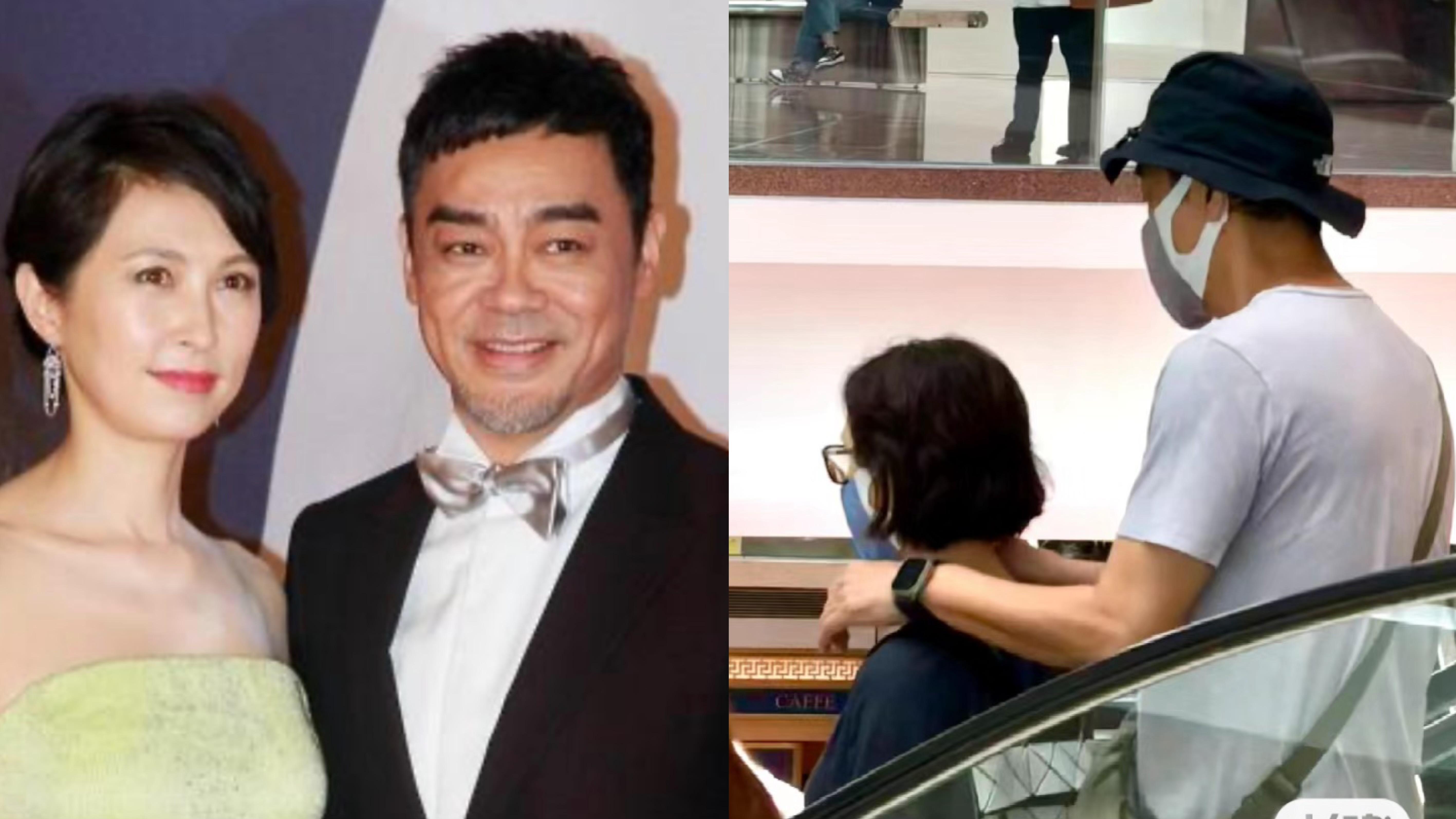 劉青雲郭藹明恩愛行街　被網民偷拍反應大方