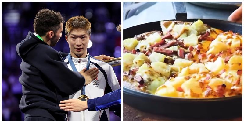 張家朗奪金掀港意網民互罵 「菠蘿Pizza大戰」獲外媒關注