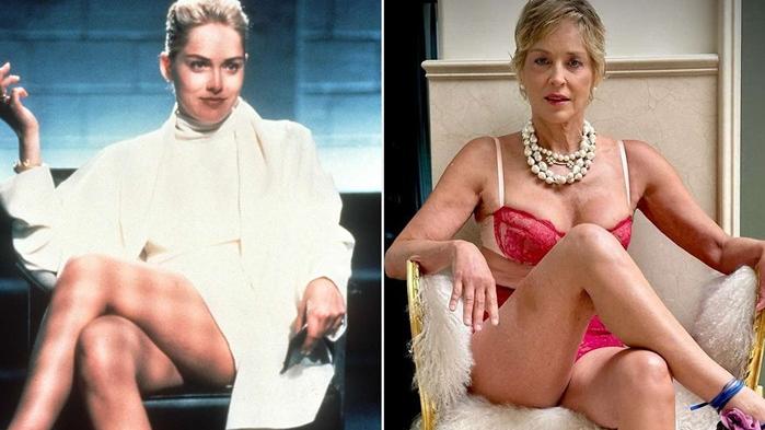 66歲莎朗史東重演《本能》經典誘惑pose