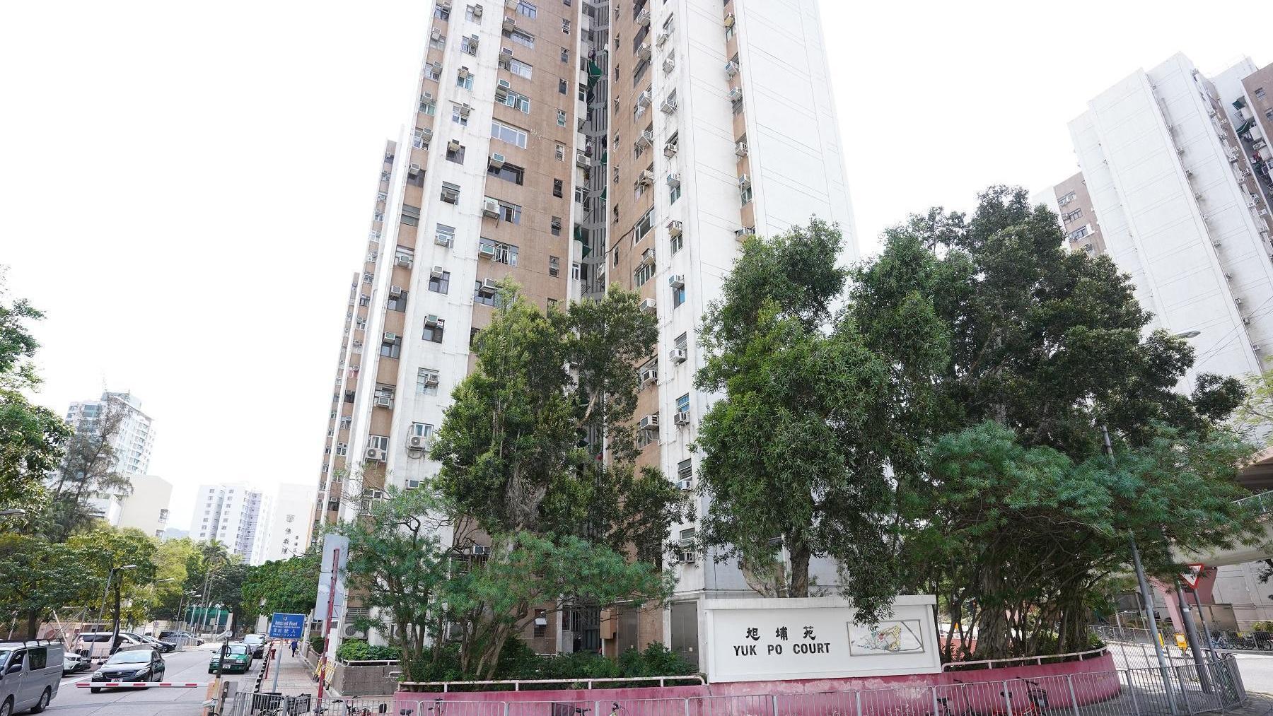 上水居屋旭埔苑鄰近港鐵站，吸引內地客以每月1.38萬元承租兩房自用。