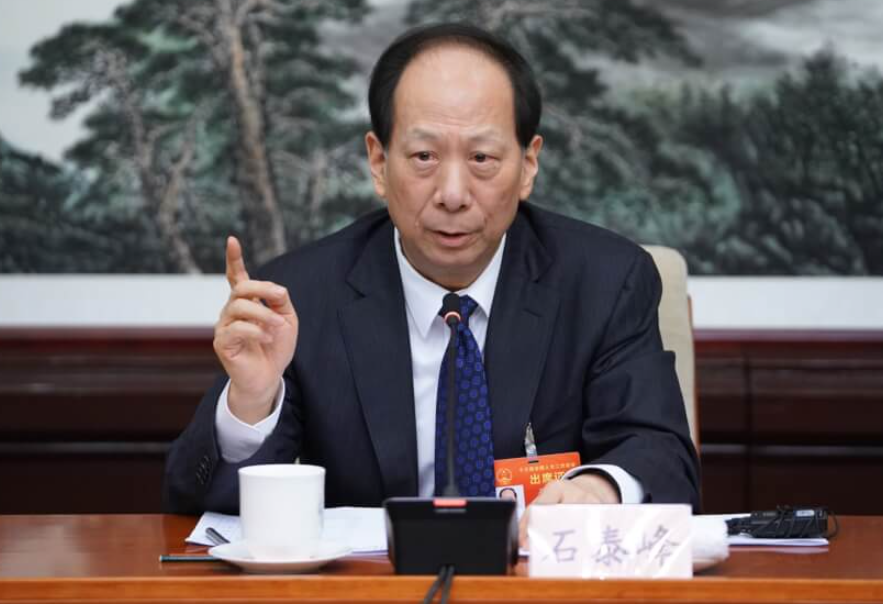 中央統戰部部長石泰峰(中新社)